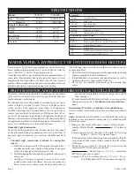 Preview for 6 page of Empire Comfort Systems VF24FP2-1 Installation Instructions And Owner'S Manual