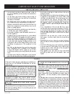 Preview for 3 page of Empire Comfort Systems VFD26FM series Owner'S Manual