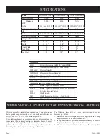 Preview for 8 page of Empire Comfort Systems VFD26FM series Owner'S Manual