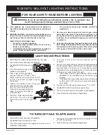 Предварительный просмотр 17 страницы Empire Comfort Systems VFD26FM20C-2 Installation Instructions And Owner'S Manual