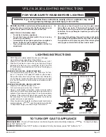 Предварительный просмотр 27 страницы Empire Comfort Systems VFIL Series Installation Instructions And Owner'S Manual