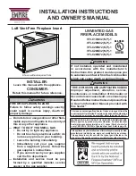 Preview for 1 page of Empire Comfort Systems VFLC10IN32N-1 Installation Instructions And Owner'S Manual