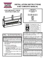 Preview for 1 page of Empire Comfort Systems VFLL38FP Installation Instructions And Owner'S Manual