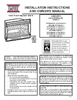 Preview for 1 page of Empire Comfort Systems VFP20IN2 series Owner'S Manual