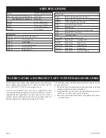 Preview for 6 page of Empire Comfort Systems VFP30CA30 Series Installation Instructions And Owner'S Manual