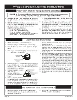 Предварительный просмотр 18 страницы Empire Comfort Systems VFP32BP20LN-1 Installation Instructions And Owner'S Manual