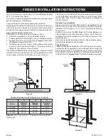 Preview for 6 page of Empire Comfort Systems VFP32FB0F Installation Instructions And Owner'S Manual