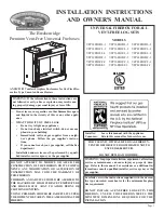 Empire Comfort Systems VFP32FB2CF-2 Installation Instructions And Owner'S Manual предпросмотр