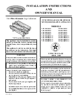 Empire Comfort Systems VFYM-16RWO-2 Installation Instructions And Owner'S Manual предпросмотр