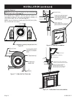 Предварительный просмотр 16 страницы Empire Comfort Systems White Mountain Hearth DVCX36FP91N-1 Installation Instructions And Owner'S Manual