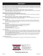 Preview for 64 page of Empire Comfort Systems White Mountain Hearth DVCX36FP91N-1 Installation Instructions And Owner'S Manual