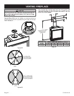 Preview for 20 page of Empire Comfort Systems White Mountain Hearth DVCX42FP91K-3 Installation Instructions And Owner'S Manual