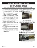 Предварительный просмотр 3 страницы Empire Comfort Systems White Mountain Hearth VFP24FP20LN-1 Installation Instructions And Owner'S Manual