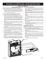 Предварительный просмотр 17 страницы Empire Heating Systems BF-10-3 Installation Instructions And Owner'S Manual