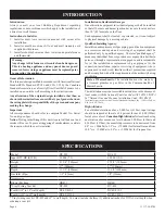 Preview for 6 page of Empire Heating Systems DV-25T-1 Installation Instructions And Owner'S Manual