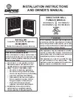 Empire Heating Systems DV210SGXLP-2 Installation Instructions And Owner'S Manual preview