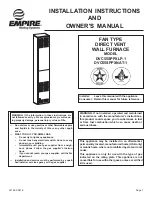 Preview for 1 page of Empire Heating Systems DVC55SPPXLP-1 Installation Instructions And Owner'S Manual