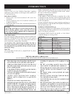 Preview for 3 page of Empire Heating Systems FAN TYPE VENTED WALL FURNACE FAW-55IP Installation Instructions And Owner'S Manual