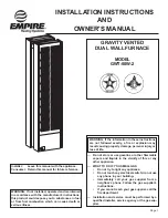 Empire Heating Systems GWT-50W Installation Instructions And Owner'S Manual preview