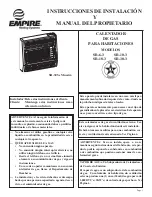 Preview for 29 page of Empire Heating Systems SR-10-3 Installation Instructions And Owner'S Manual