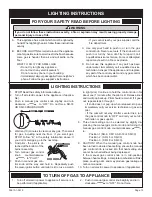 Preview for 13 page of Empire Heating Systems SR-10W-1 Installation Instructions And Owner'S Manual