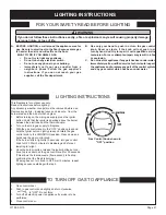 Preview for 21 page of Empire Carol Rose OL60TP18 Installation Instructions And Owner'S Manual