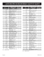 Preview for 60 page of Empire Carol Rose OL60TP18 Installation Instructions And Owner'S Manual