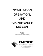 Предварительный просмотр 1 страницы Empire DUPONT E10020 Installation, Operation And Maintenance Manual