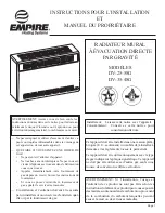 Preview for 21 page of Empire DV-25-5SG Installation Instructions And Owner'S Manual