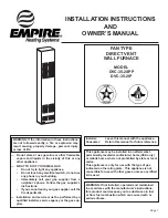 Empire DVC-35-2IP Installation Instructions And Owner'S Manual предпросмотр