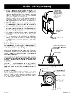 Предварительный просмотр 12 страницы Empire DVL25FP32N-2 Installation Instructions And Owner'S Manual