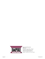 Preview for 40 page of Empire FAW55IPXLP-1 Installation Instructions And Owner'S Manual