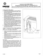 Предварительный просмотр 11 страницы Empire RH-25-2 Installation Instructions And Owner'S Manual