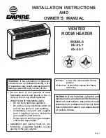 Empire RH-25-7 Installation Instructions And Owner'S Manual preview