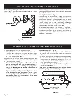 Preview for 12 page of Empire VFDM18LBWN-1 Installation And Owner'S Manual