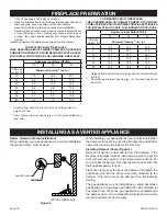 Предварительный просмотр 14 страницы Empire VFIL18N-1 Installation Instructions And Owner'S Manual