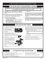 Предварительный просмотр 21 страницы Empire VFIL18N-1 Installation Instructions And Owner'S Manual