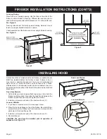 Предварительный просмотр 8 страницы Empire VFS32FB0F-6 Installation Instructions And Owner'S Manual