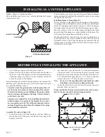 Предварительный просмотр 12 страницы Empire VFSUR18-2 Installation Instructions And Owner'S Manual