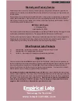 Предварительный просмотр 15 страницы Empirical Labs LIL FreQ User Manual