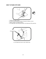 Предварительный просмотр 21 страницы Empisal Dress Maker 120A Instruction Manual