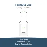 EMPORIA Vue Utility Connect User Manual, Installation Manual, Device Release Notes preview