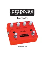 Empress Effects tremolo User Manual preview