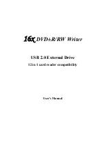 Emprex 16X DVD Writer USB 2.0 User Manual preview