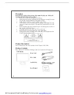 Предварительный просмотр 3 страницы Emprex Color TFT LCD Monitor LM1541 User Manual