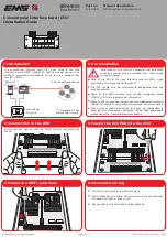 Preview for 1 page of EMS EC-63-0001 Installation Manual