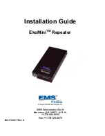 EMS EkoMini Installation Manual preview