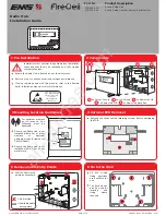 EMS FireCell FCX-500-004 Installation Manual предпросмотр