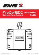 EMS FireCellWDC Installation Manual preview