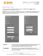 Preview for 14 page of EMS SIMULATIONiQ Portable User Manual